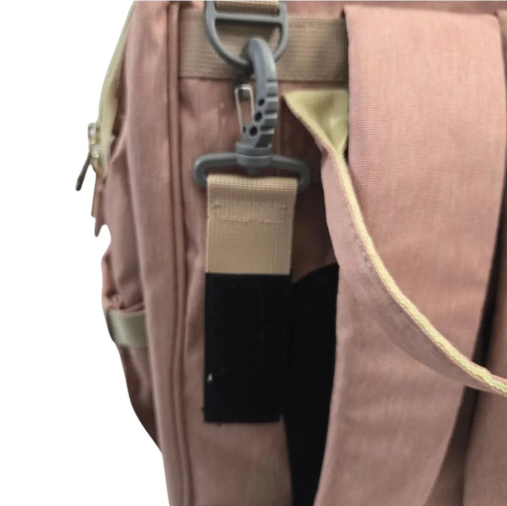 Diaper Bag Backpack Large Baby Changing Bag w Pullout Station And USB